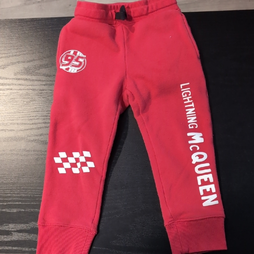 Kids Red Lightning McQueen Joggers